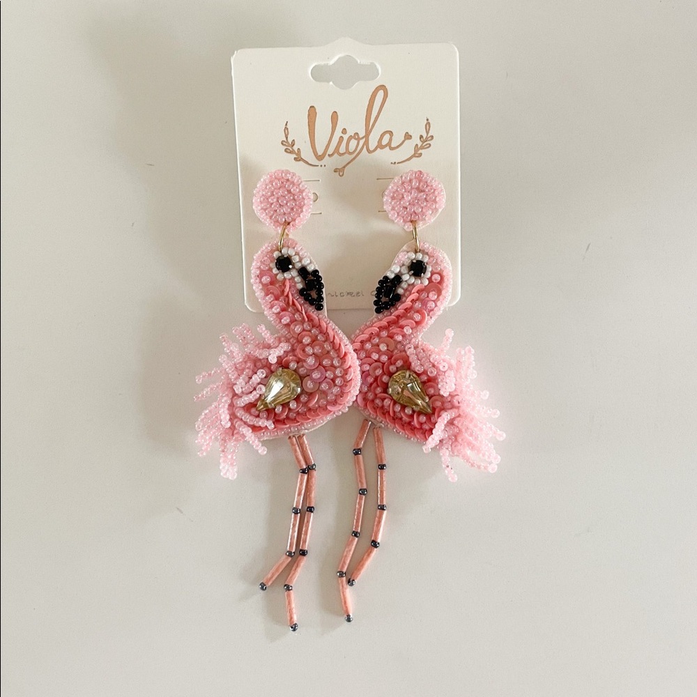 Flamingo Earrings